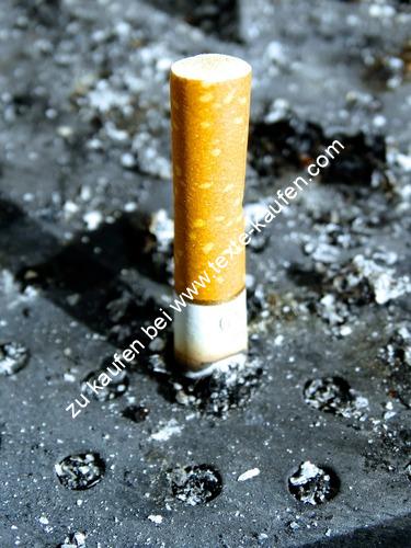 Ausgedämpfte Zigarette