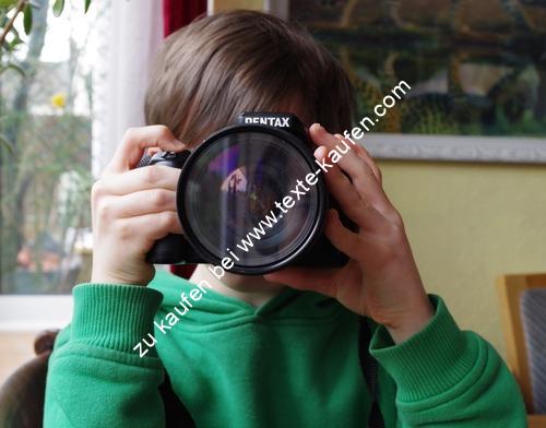 Kind fotografiert dich