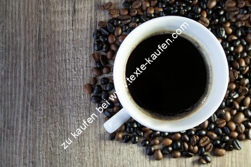 eine Tasse schwarzer Kaffee