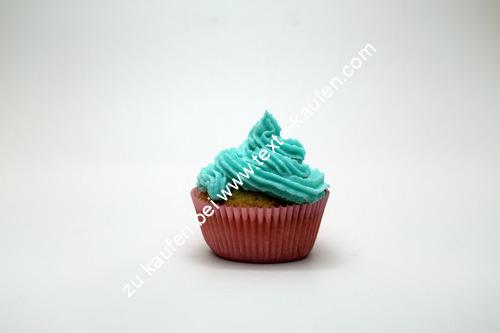 Cupcake mit blauem Top